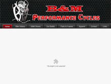 Tablet Screenshot of bandmperformancecycles.com